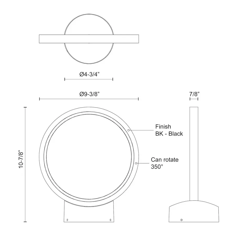 Parc 10" Outdoor Low Voltage Landscape Light - Image 3