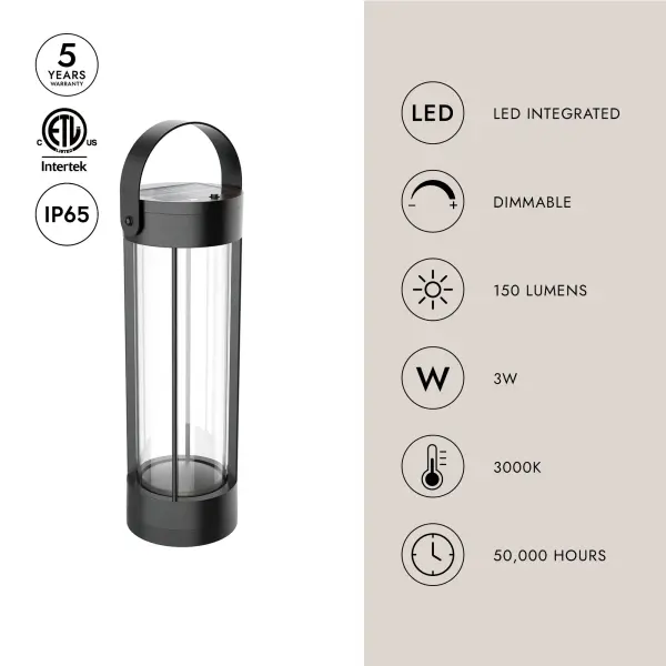 Suara 14" Outdoor Portable LED Lamp - Image 5