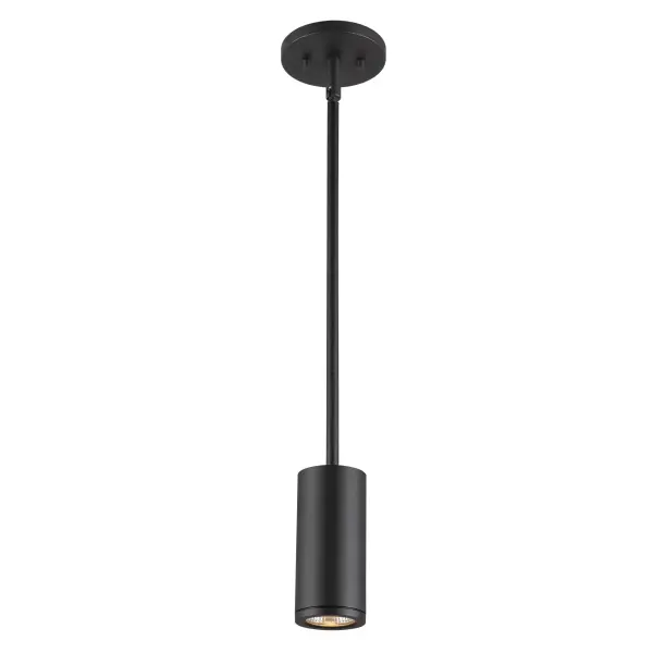 The Nordic 5-inch cylinder pendant delivers minimalist design with reliable outdoor performance. Its compact 2-inch diameter and 36° optics make it ideal for focused task lighting in covered exterior areas.