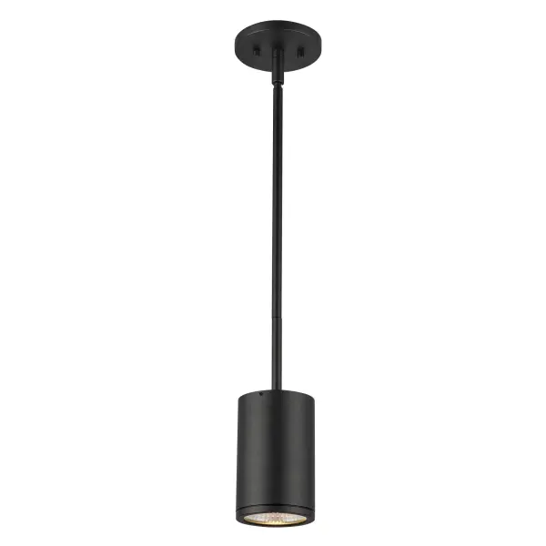 The Nordic 5-inch cylinder pendant delivers minimalist design with reliable performance for both interior and exterior applications. Its compact profile and weather-rated construction make it ideal for entryways, porches, and commercial spaces.