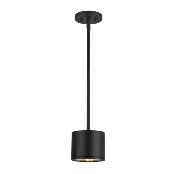 The Nordic 4-inch cylinder pendant delivers minimalist design with reliable performance for both interior and exterior applications. Its compact size and weather-rated construction make it ideal for entryways, porches, and commercial spaces.