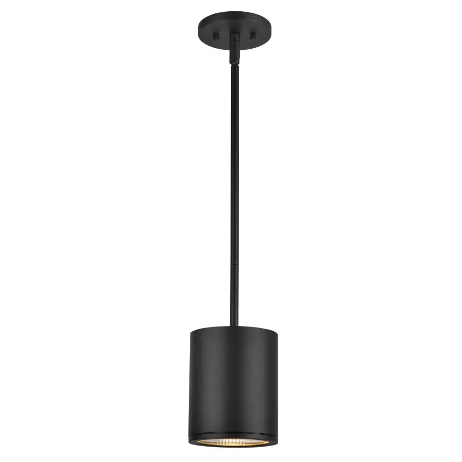 Nordic 6-Inch Exterior Pendant in Black - Image 1