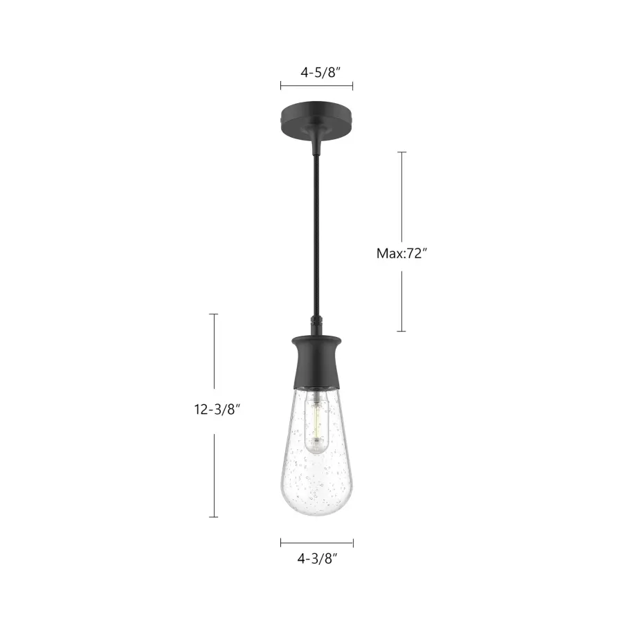 Marcel 4-Inch Exterior Pendant - Image 3