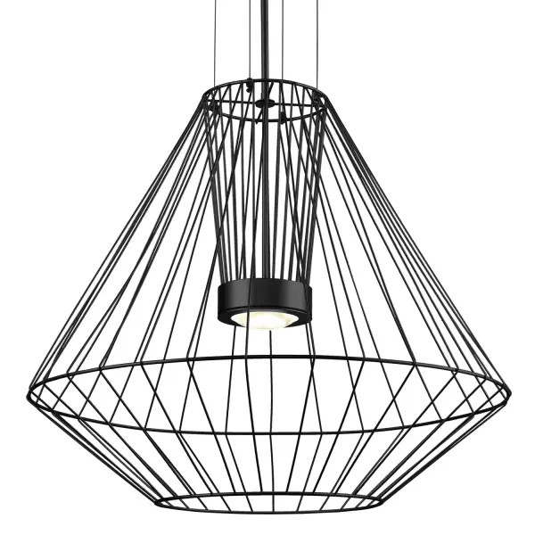Arctic 28" Exterior Pendant in Matte Black - Image 1