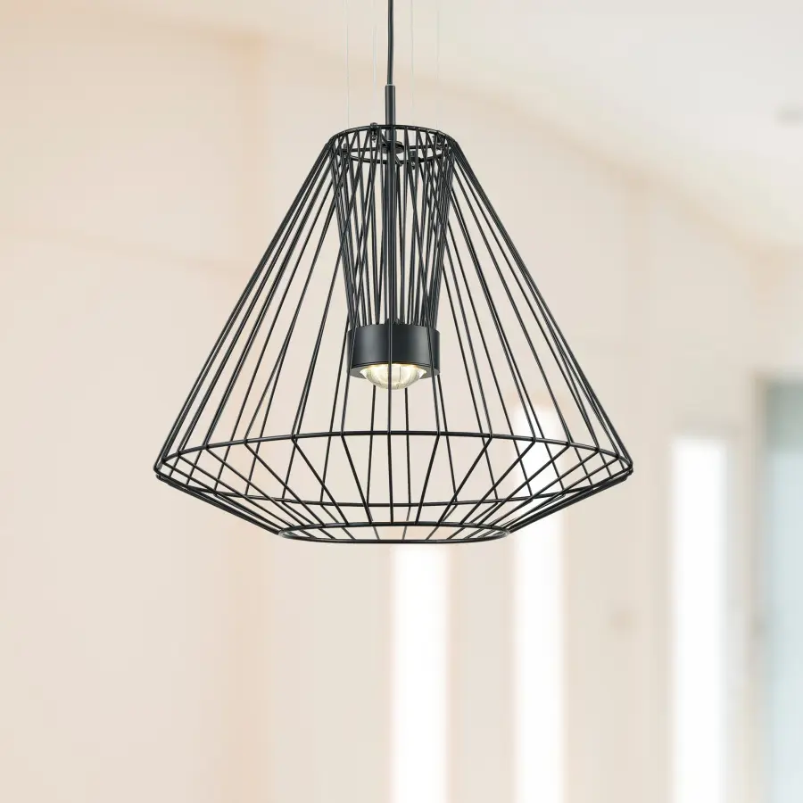 Arctic 28" Exterior Pendant in Matte Black - Image 2
