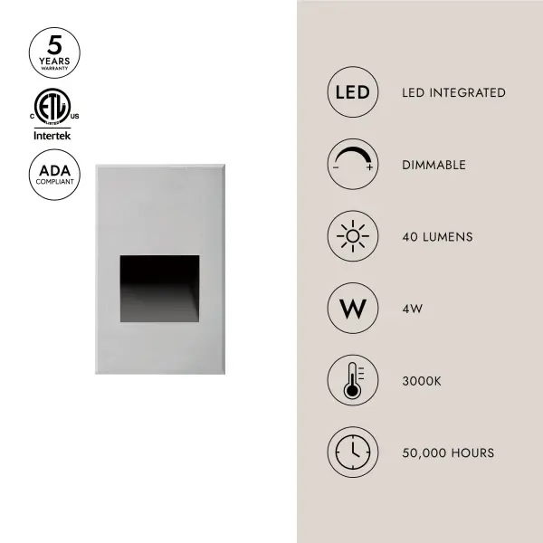 Sonic 5-Inch Exterior Wall/Step Light - Image 12