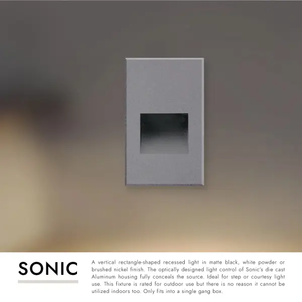Sonic 5-Inch Exterior Wall/Step Light - Image 13