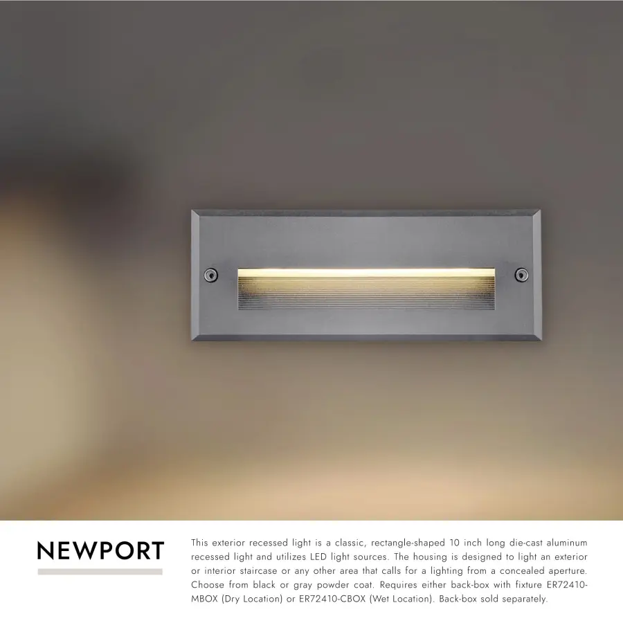 Sleek Recessed LED Step Light for Modern Outdoor Spaces - Image 4