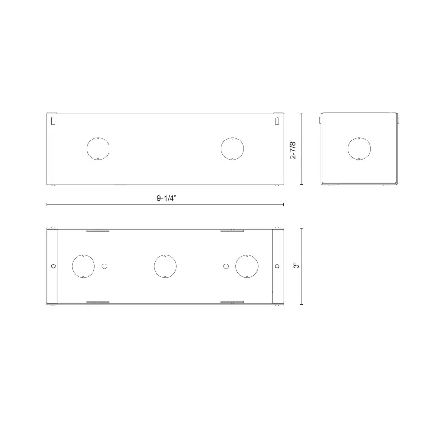 Newport Exterior Wall/Step Light Back Box - Image 6