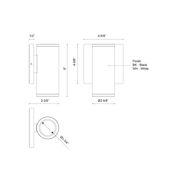 Nordic 6-Inch Exterior Wall Cylinder - Image 5