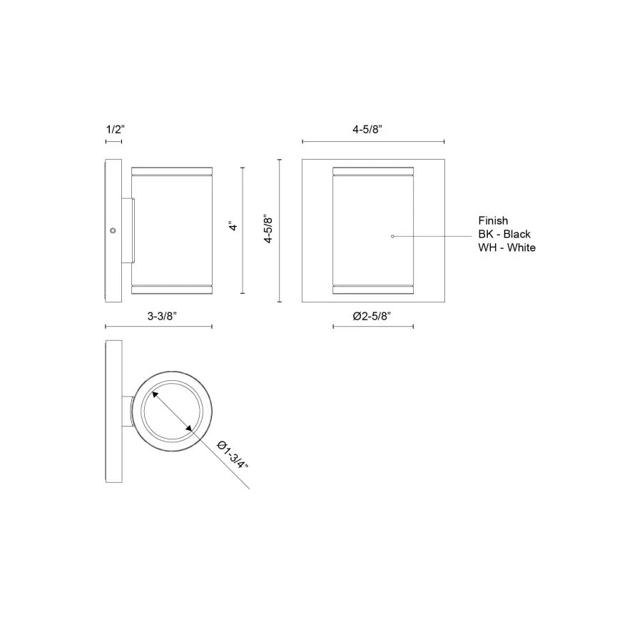 Nordic 4-Inch Exterior Wall Cylinder - Image 5