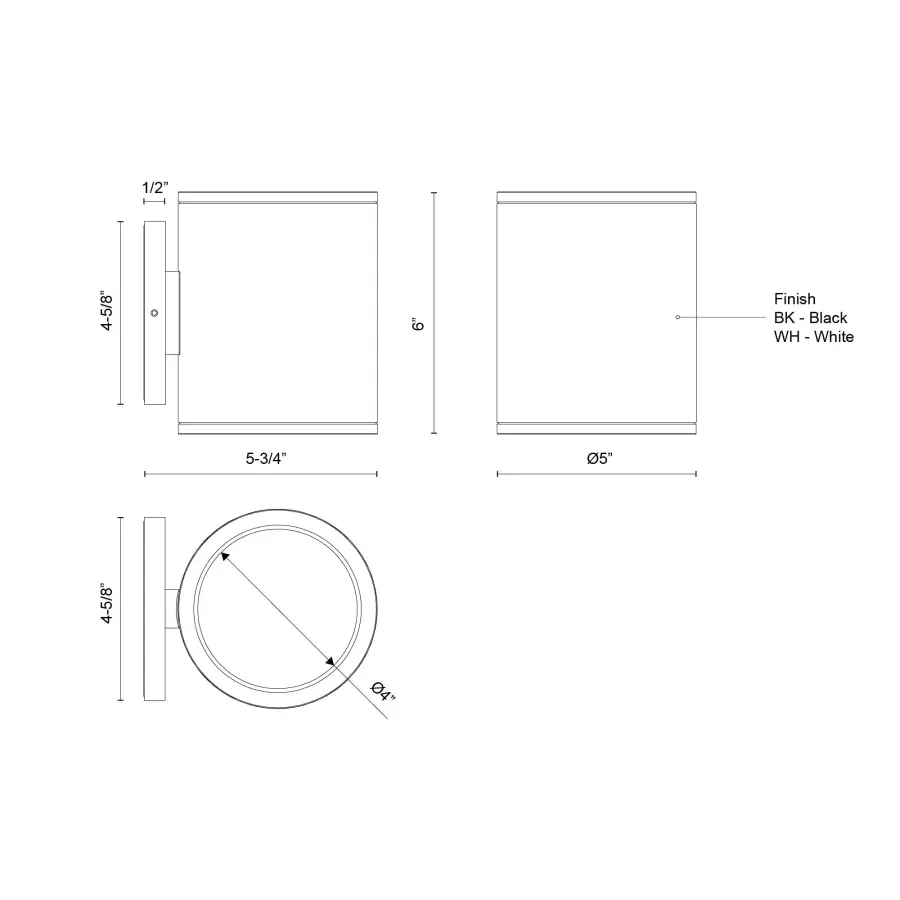 Nordic 6-Inch Exterior Wall Cylinder - Image 6
