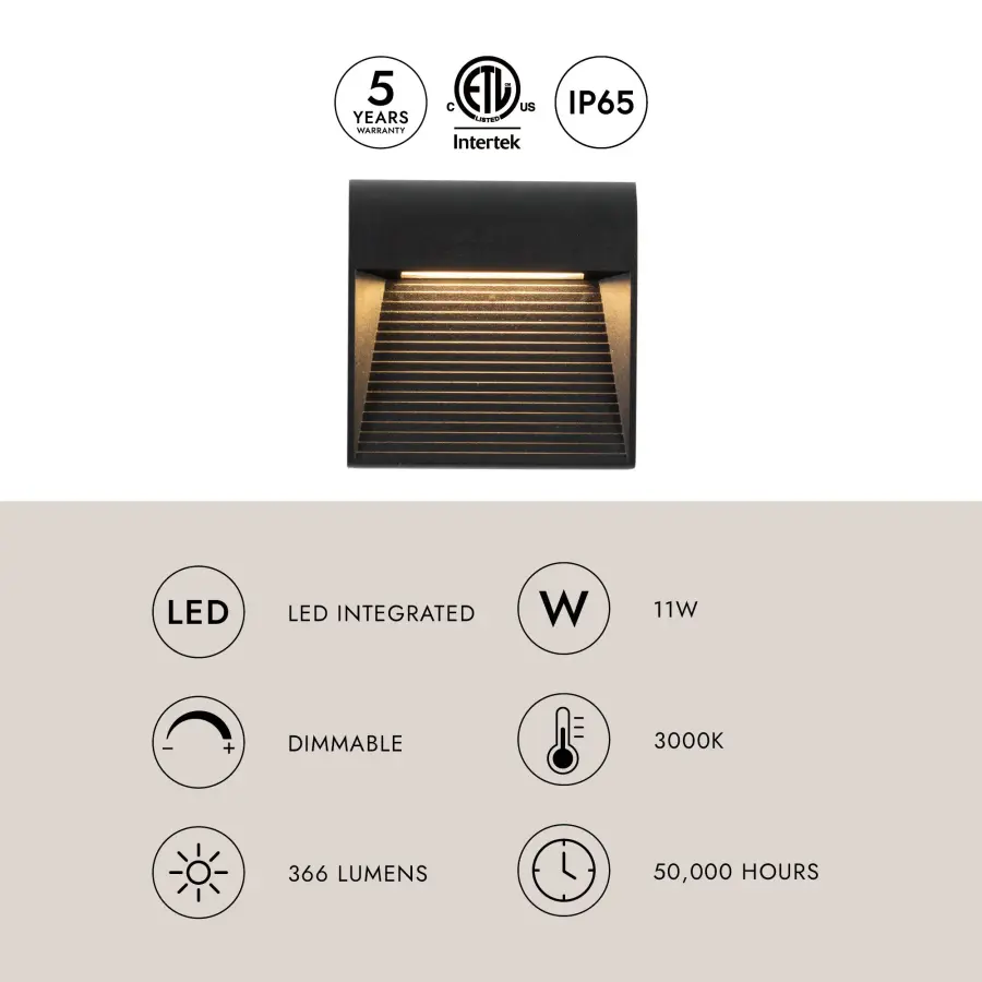 Casa 5-Inch Exterior Wall Sconce - Image 12