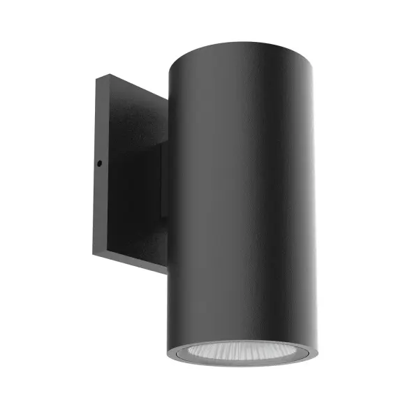 Nordic 7-Inch Exterior Wall Sconce in Matte Black - Image 3