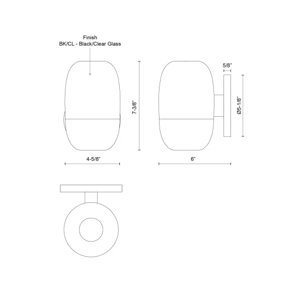 Yara 4-Inch Exterior Wall Sconce - Image 7