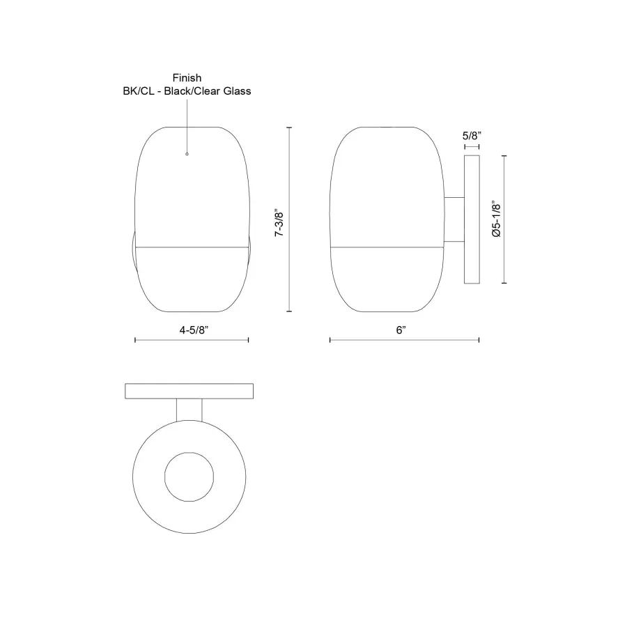 Yara 4-Inch Exterior Wall Sconce - Image 7