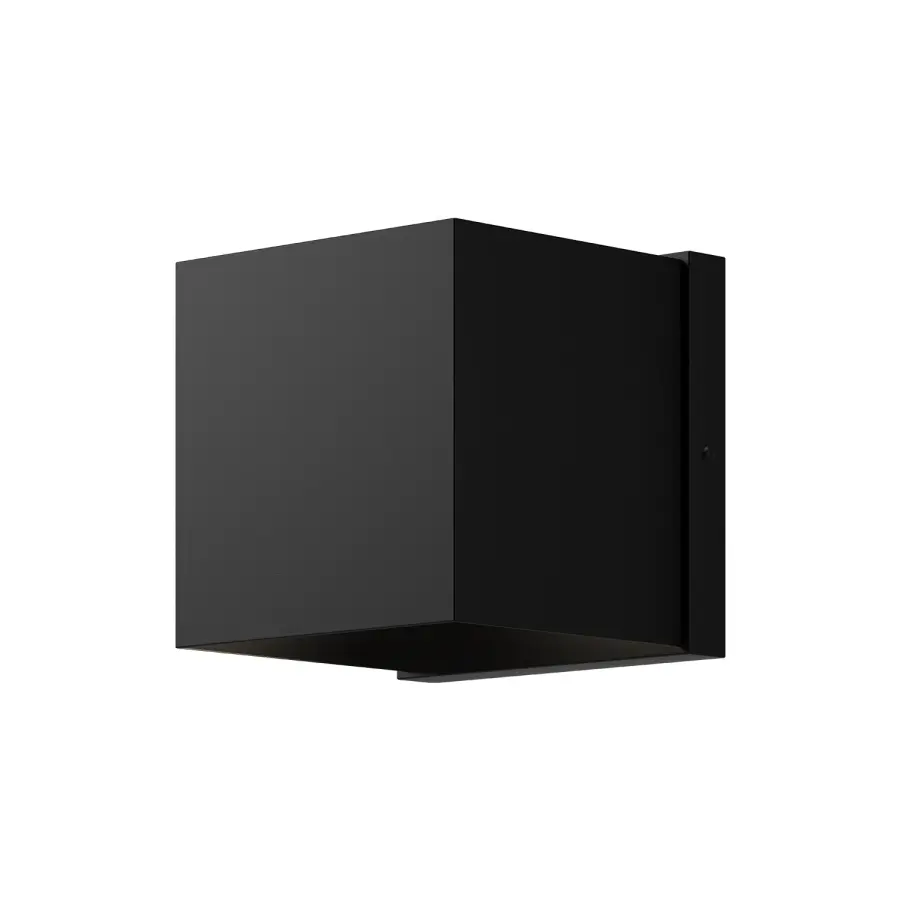 Rene 5-Inch Exterior Wall Sconce in Matte Black - Image 1