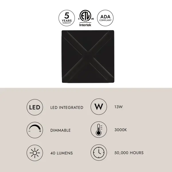 Tac 6-Inch Exterior Wall Sconce in White - Image 5