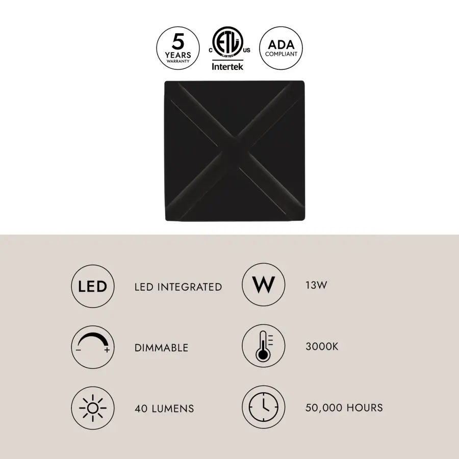 Tac 6-Inch Exterior Wall Sconce in White - Image 5