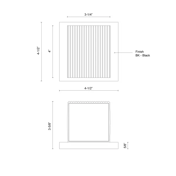 Mavis 4-Inch Exterior Wall Sconce - Image 10