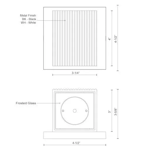 Mavis 4-Inch Exterior Up/Down Wall Light - Image 8