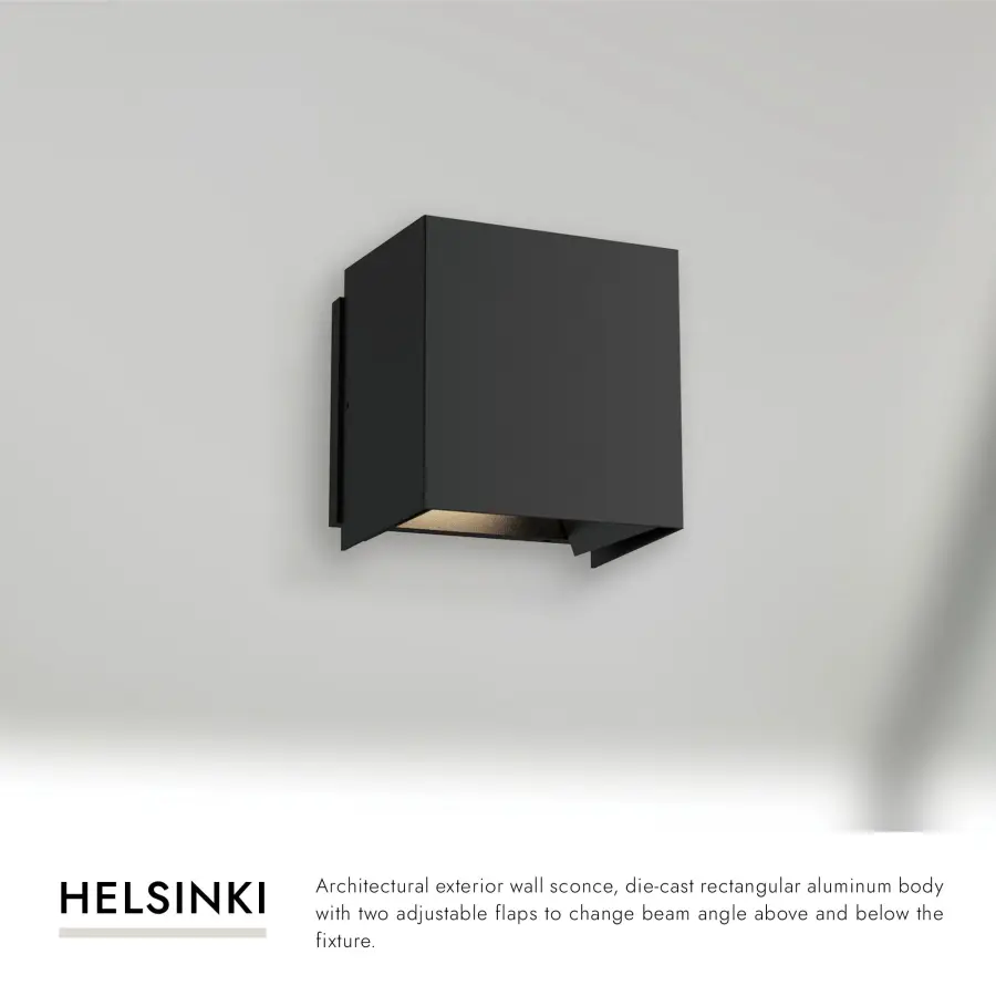 Helsinki 6-Inch Exterior Wall Sconce - Image 2
