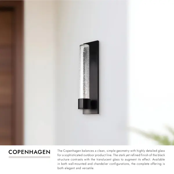 Copenhagen 12-Inch Exterior Wall Sconce - Image 3