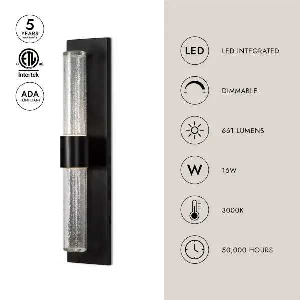 Copenhagen 18" Exterior Wall Sconce - Image 4