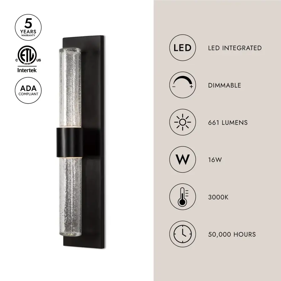 Copenhagen 18" Exterior Wall Sconce - Image 4