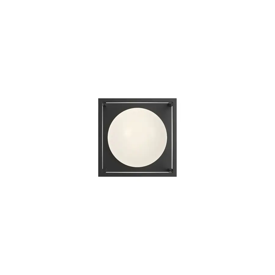 Amelia 6-Inch Exterior Wall Sconce in Matte Black - Image 1