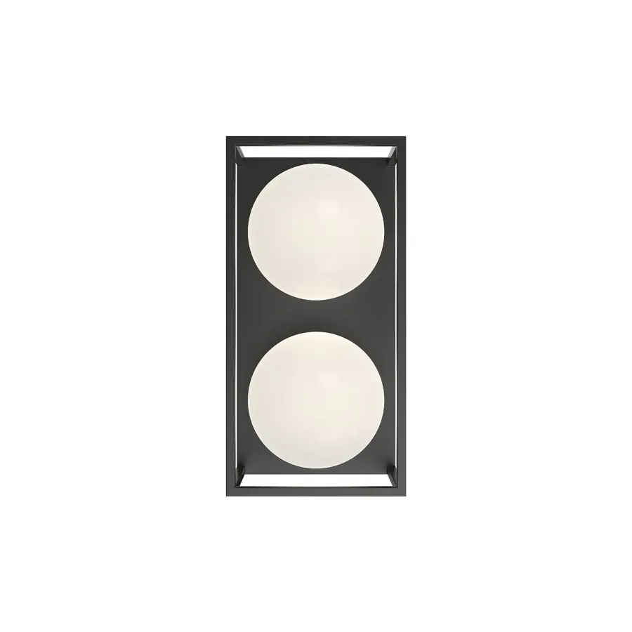 Amelia 13" Exterior Wall Sconce in Matte Black - Image 1
