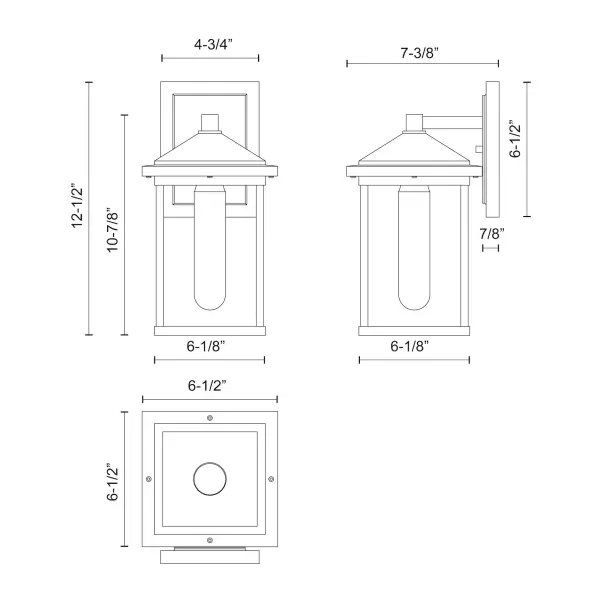 Larchmont 6-Inch Exterior Wall Sconce - Image 8