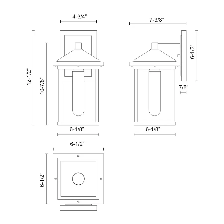 Larchmont 6-Inch Exterior Wall Sconce - Image 8