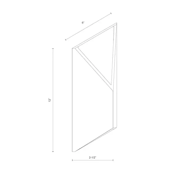 Sleek Modern Wall Sconce with Up/Down Lighting for Indoor & Outdoor Use - Image 9