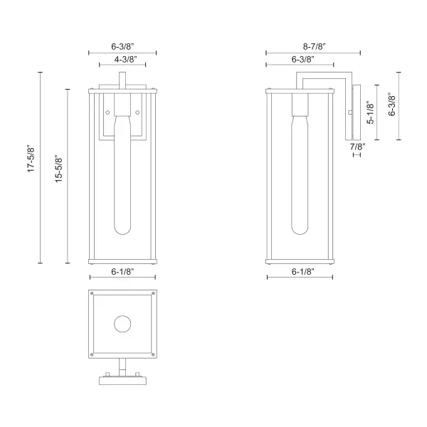 Brentwood 17" Exterior Wall Sconce - Image 7