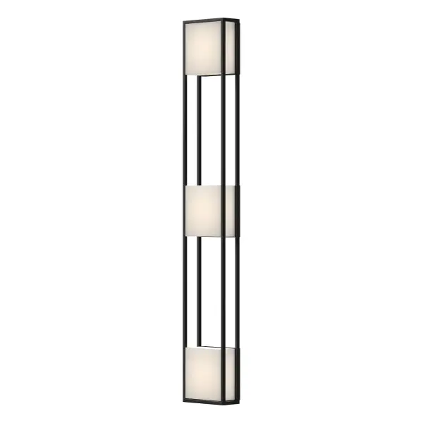 The Vail 55" wall sconce delivers dramatic geometric design with integrated LED technology. Its versatile mounting options and indoor-outdoor rating make it perfect for creating statement lighting arrangements.
