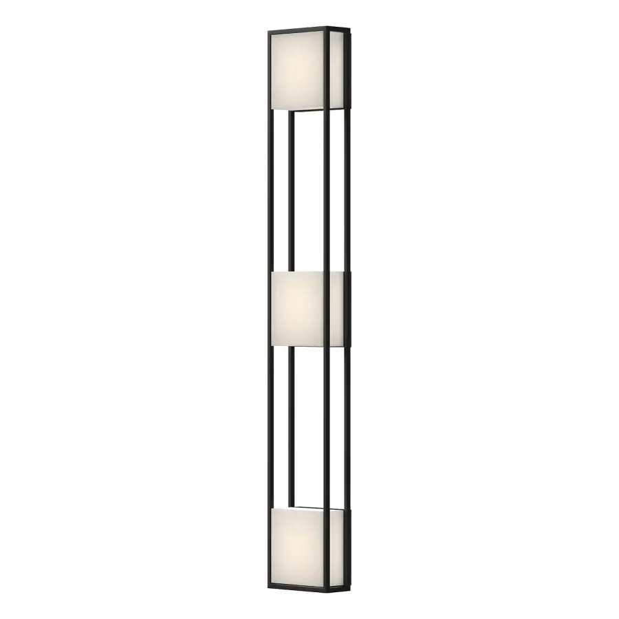 Vail 55" Exterior Wall Sconce in Matte Black - Image 1