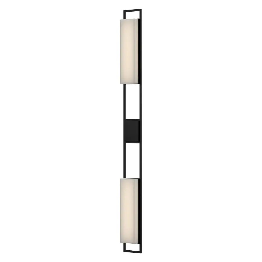Aspen 60-Inch Exterior Wall Sconce in Matte Black - Image 1