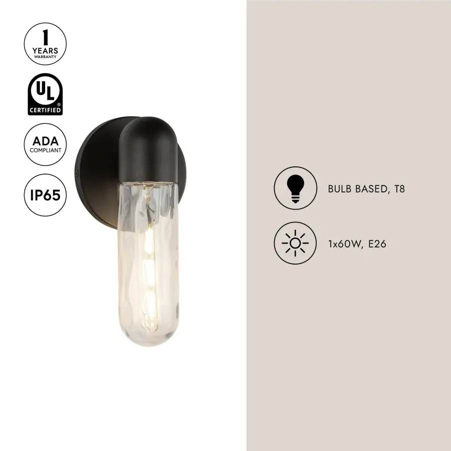 Lima 10-Inch Exterior Wall Sconce - Image 7