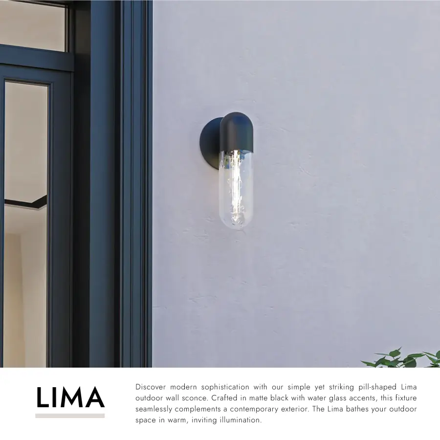 Lima 10-Inch Exterior Wall Sconce - Image 8