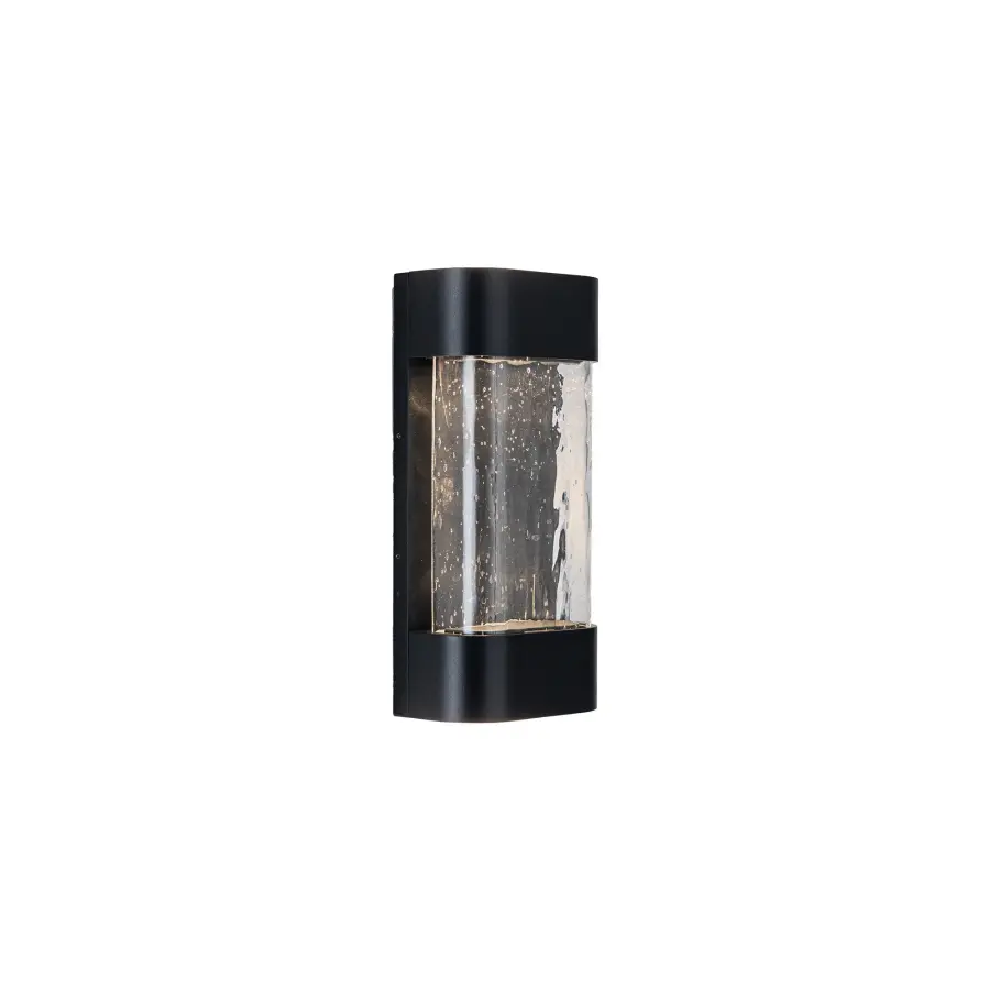 Versatile Indoor-Outdoor Wall Sconce with Handcrafted Glass Detail - Image 2