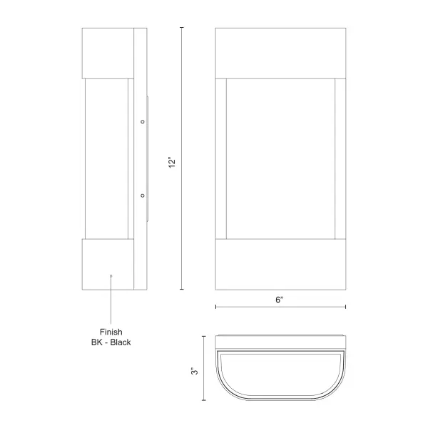 Versatile Indoor-Outdoor Wall Sconce with Handcrafted Glass Detail - Image 7