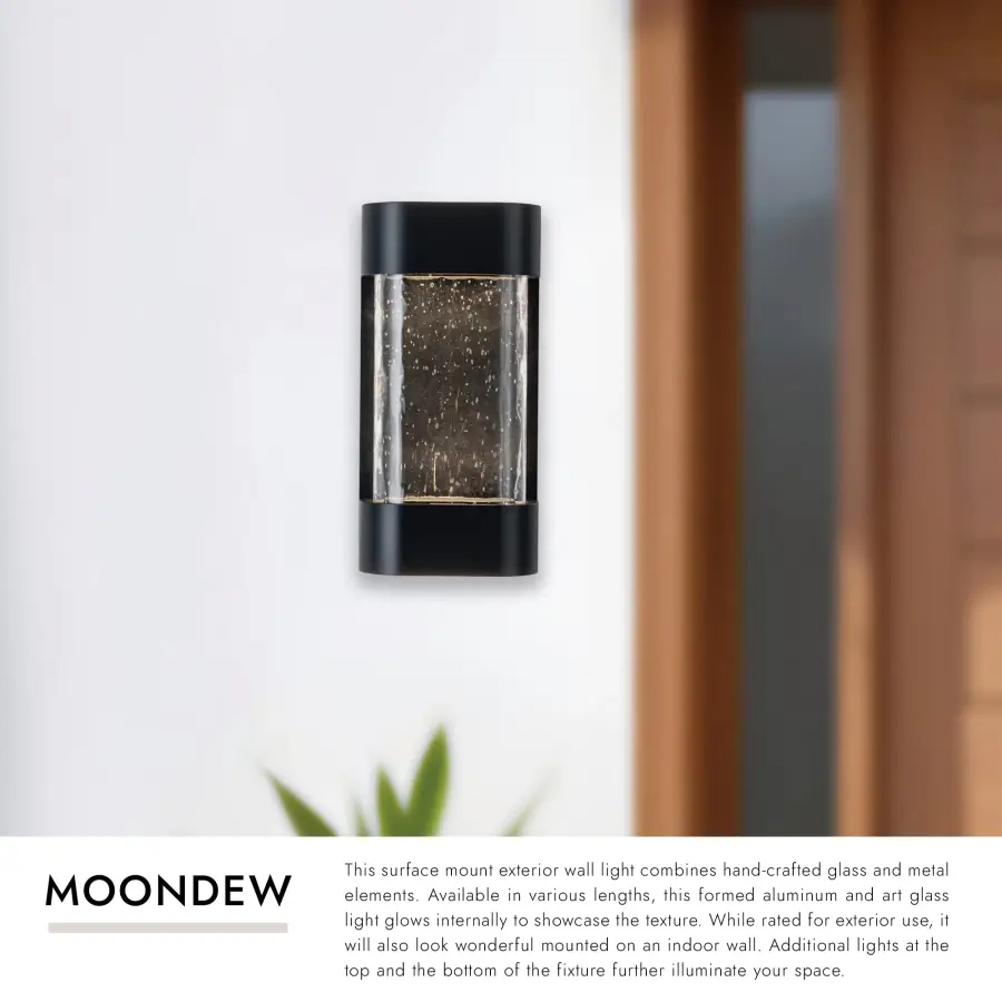 Versatile Indoor-Outdoor Wall Sconce with Handcrafted Glass Detail - Image 9
