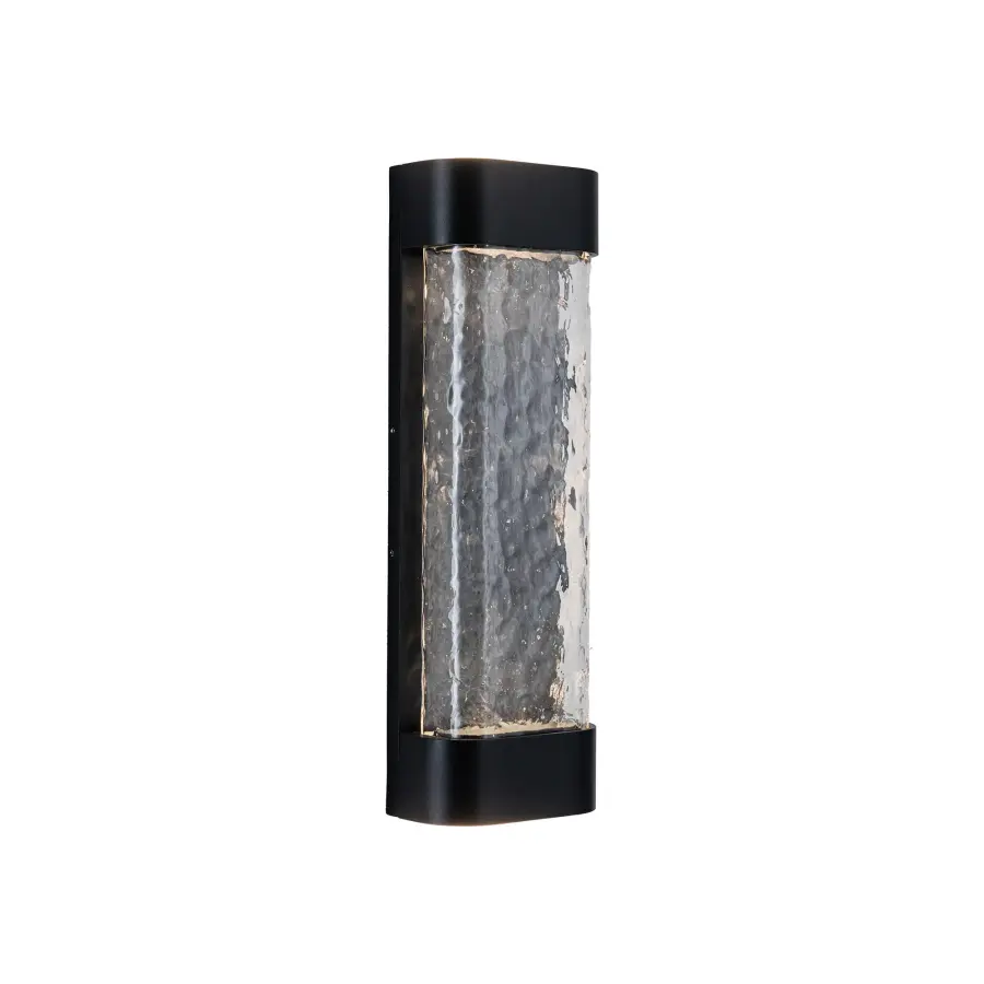 Versatile Indoor-Outdoor Wall Sconce with Handcrafted Art Glass - Image 2