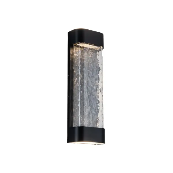Versatile Indoor-Outdoor Wall Sconce with Handcrafted Art Glass - Image 3
