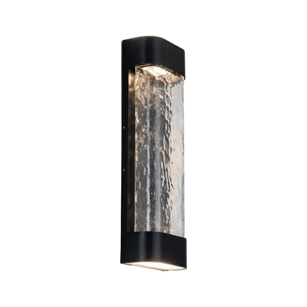 Versatile Indoor-Outdoor Wall Sconce with Handcrafted Art Glass - Image 4
