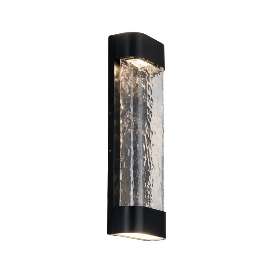 Versatile Indoor-Outdoor Wall Sconce with Handcrafted Art Glass - Image 4
