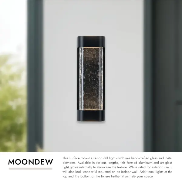 Versatile Indoor-Outdoor Wall Sconce with Handcrafted Art Glass - Image 5