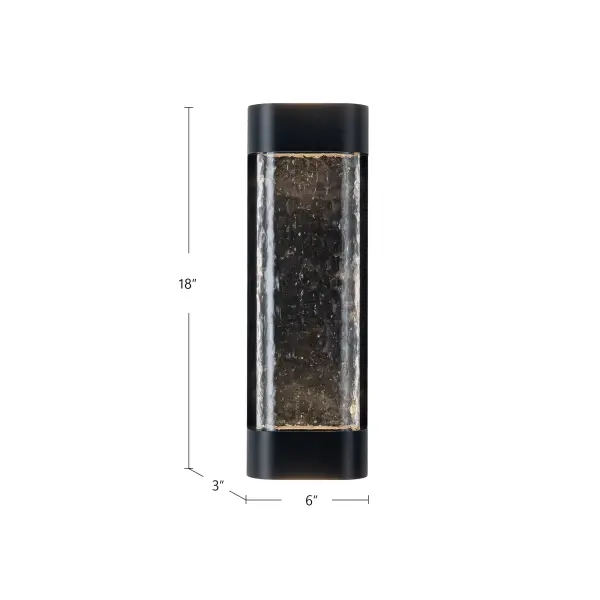 Versatile Indoor-Outdoor Wall Sconce with Handcrafted Art Glass - Image 8