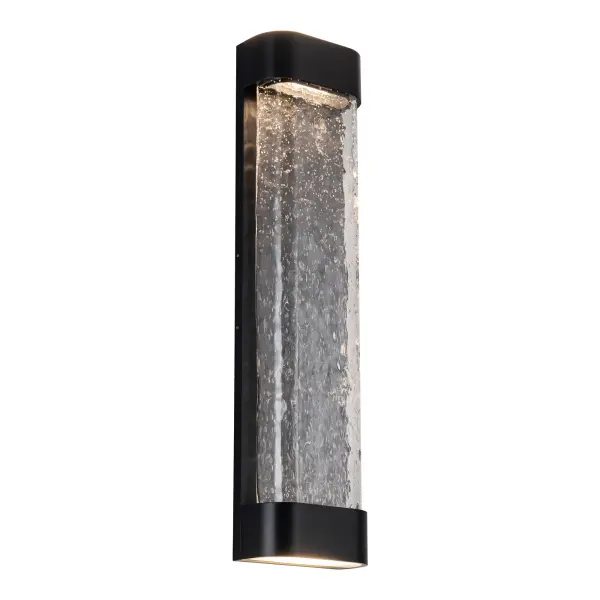 Versatile Indoor-Outdoor Wall Sconce with Handcrafted Art Glass - Image 3